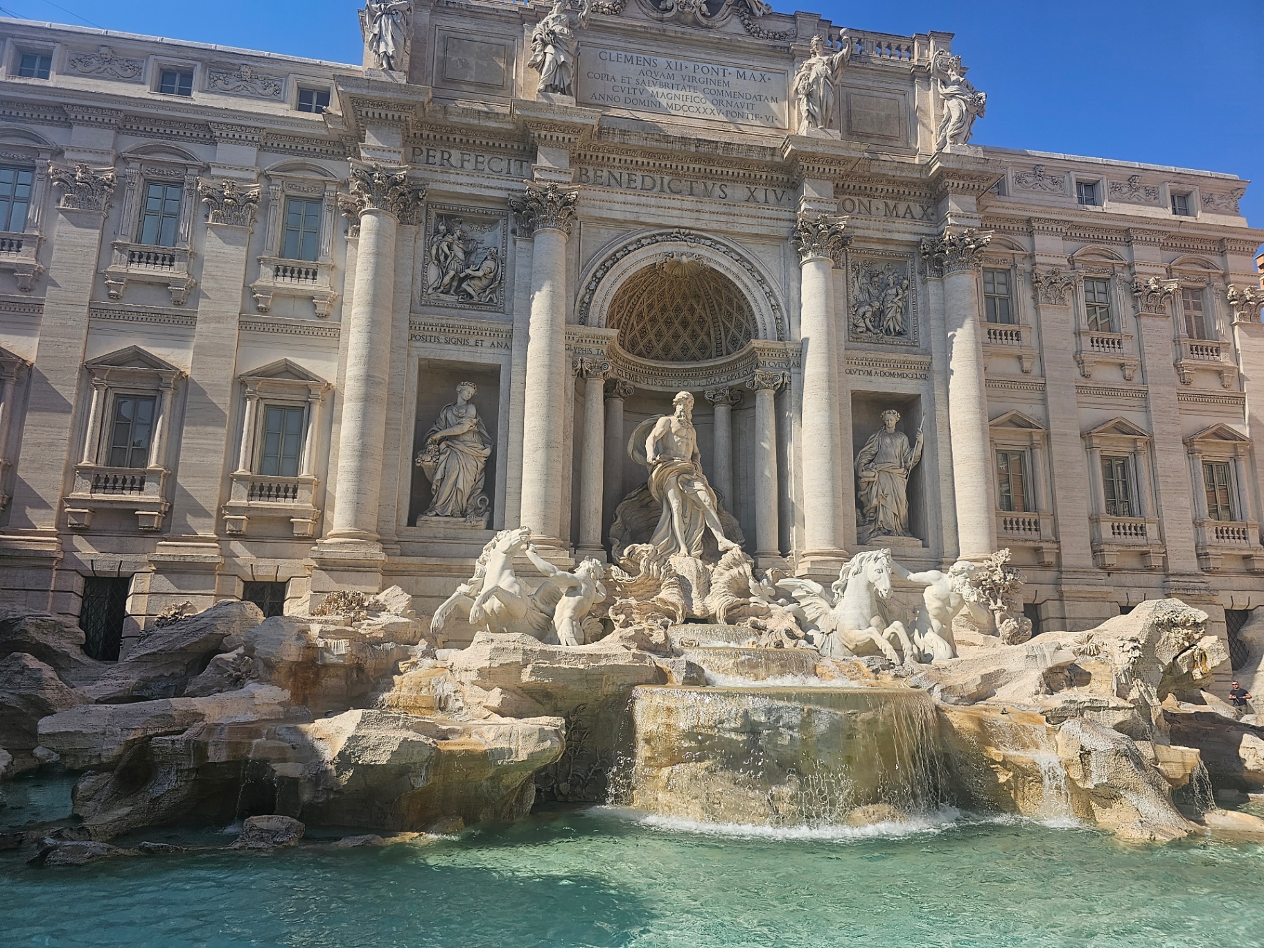 The Trevi Fountain in Rome